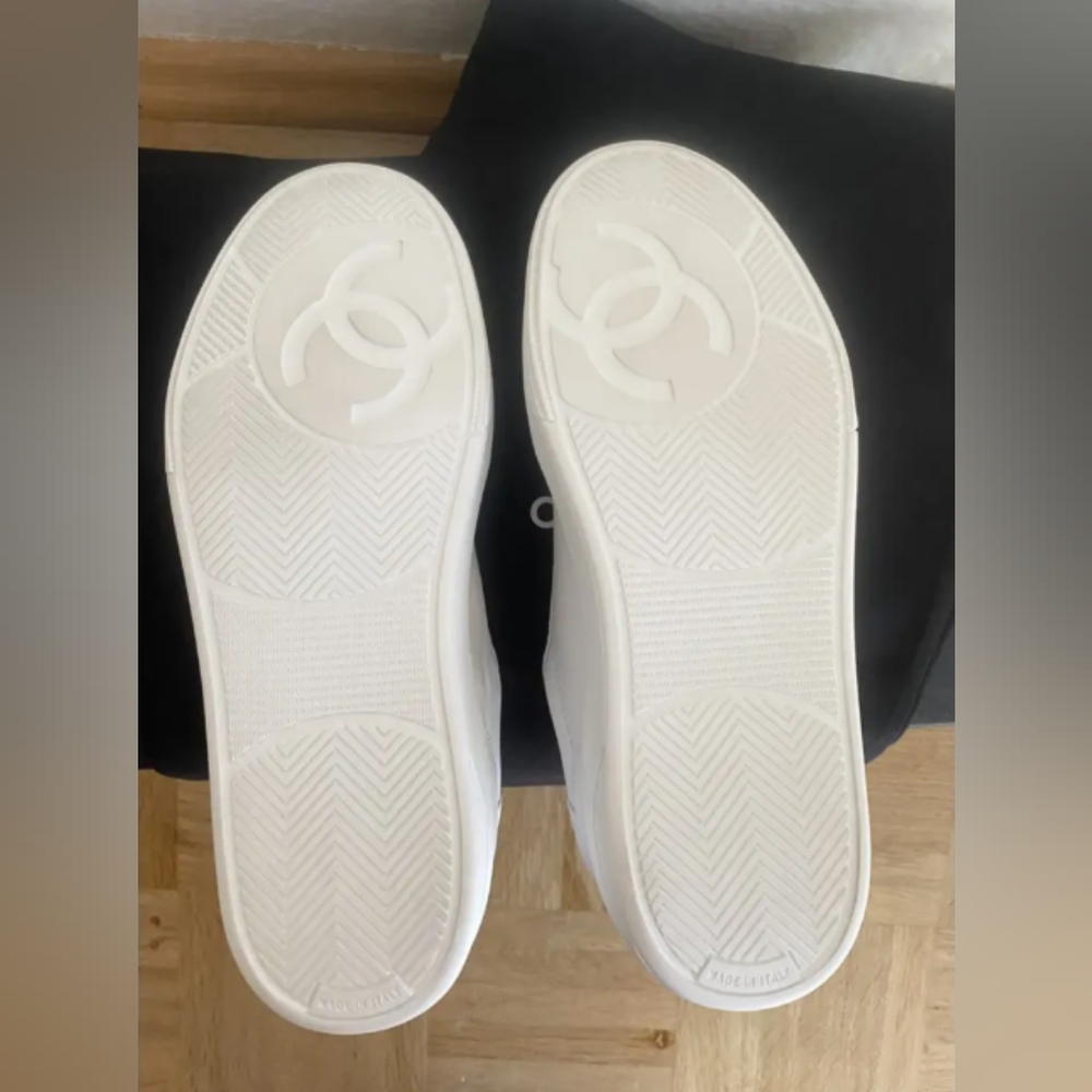 Chanel White Sport City Sneakers - Picture 5 of 6